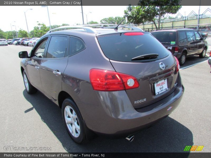 Gotham Gray / Gray 2010 Nissan Rogue SL AWD