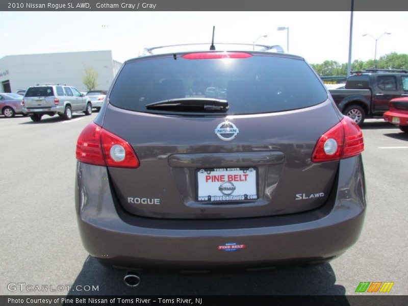 Gotham Gray / Gray 2010 Nissan Rogue SL AWD