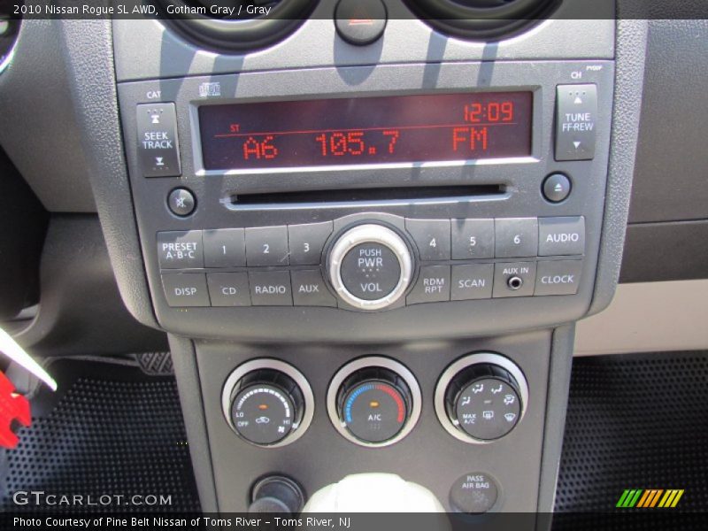 Gotham Gray / Gray 2010 Nissan Rogue SL AWD