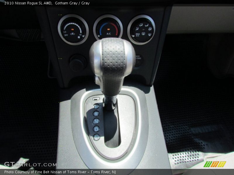 Gotham Gray / Gray 2010 Nissan Rogue SL AWD