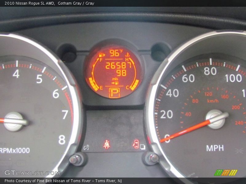 Gotham Gray / Gray 2010 Nissan Rogue SL AWD