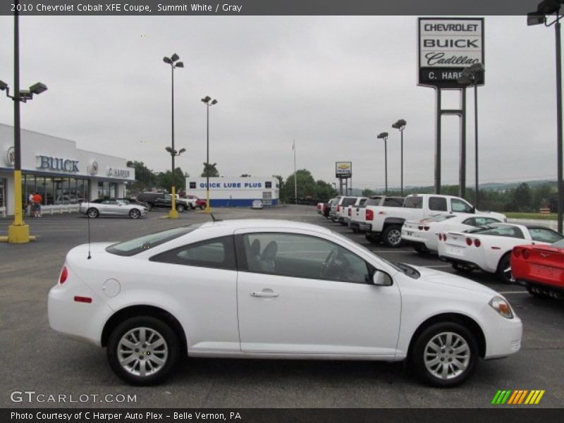 Summit White / Gray 2010 Chevrolet Cobalt XFE Coupe