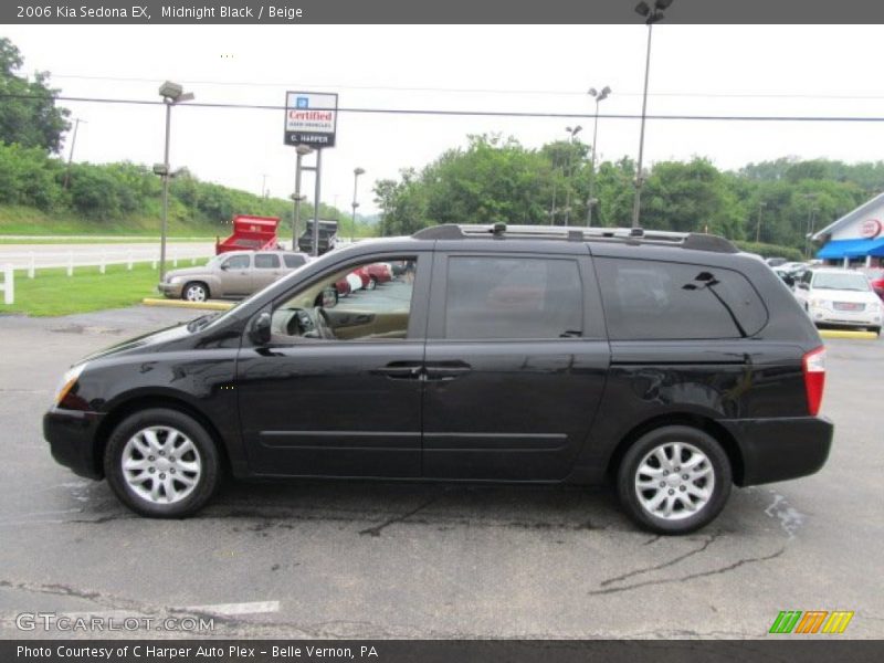 Midnight Black / Beige 2006 Kia Sedona EX
