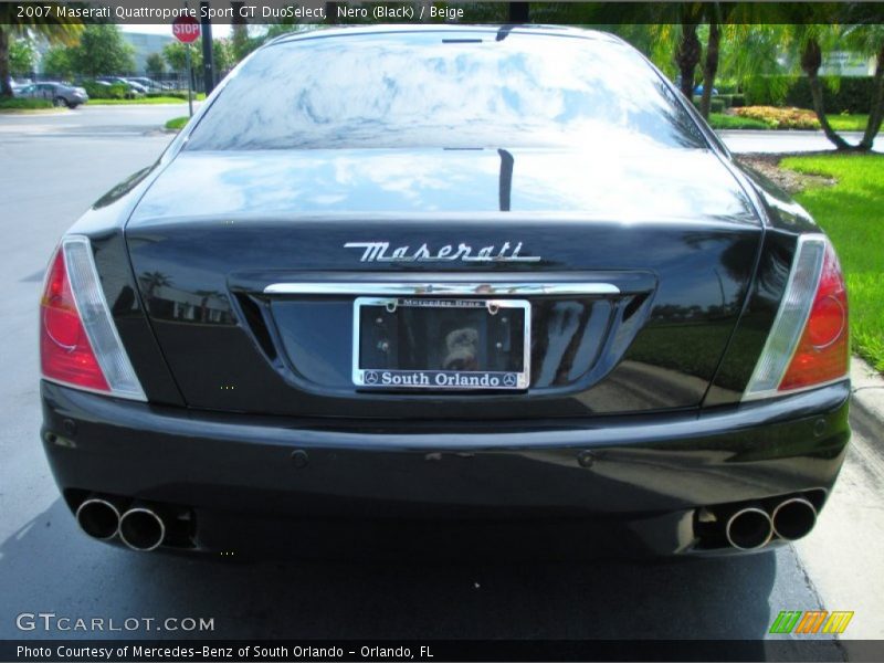 Nero (Black) / Beige 2007 Maserati Quattroporte Sport GT DuoSelect