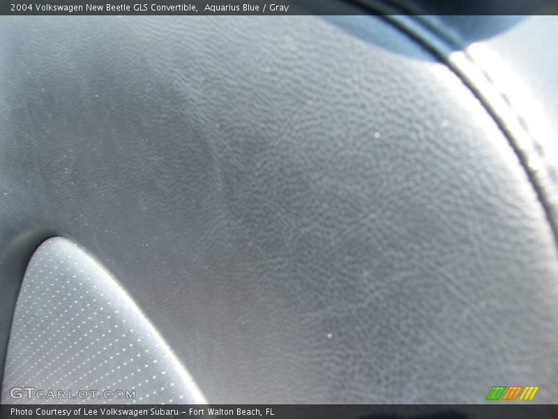 Aquarius Blue / Gray 2004 Volkswagen New Beetle GLS Convertible
