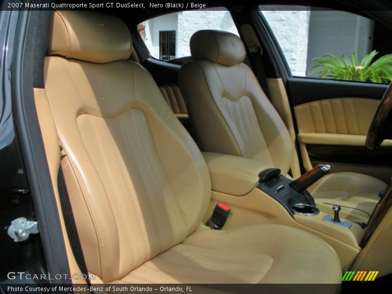 Nero (Black) / Beige 2007 Maserati Quattroporte Sport GT DuoSelect