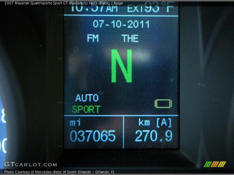 Nero (Black) / Beige 2007 Maserati Quattroporte Sport GT DuoSelect
