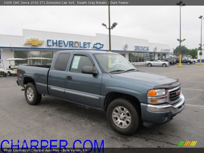 Stealth Gray Metallic / Dark Pewter 2006 GMC Sierra 1500 Z71 Extended Cab 4x4