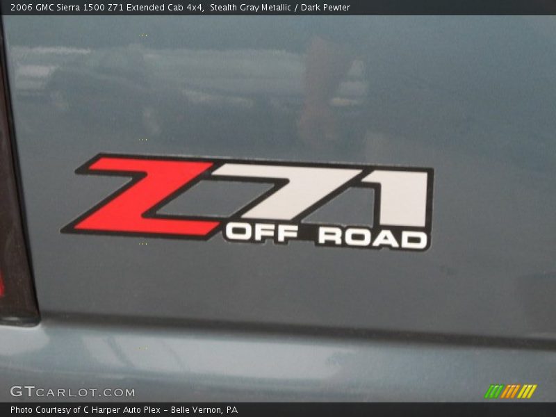 Stealth Gray Metallic / Dark Pewter 2006 GMC Sierra 1500 Z71 Extended Cab 4x4