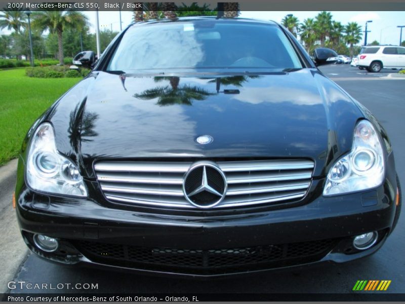 Black / Black 2007 Mercedes-Benz CLS 550