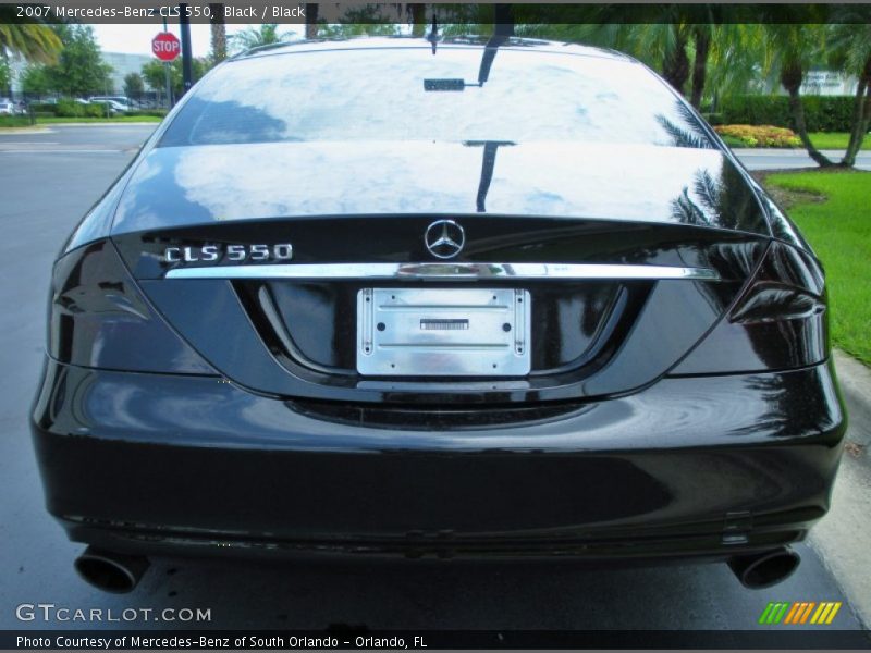 Black / Black 2007 Mercedes-Benz CLS 550