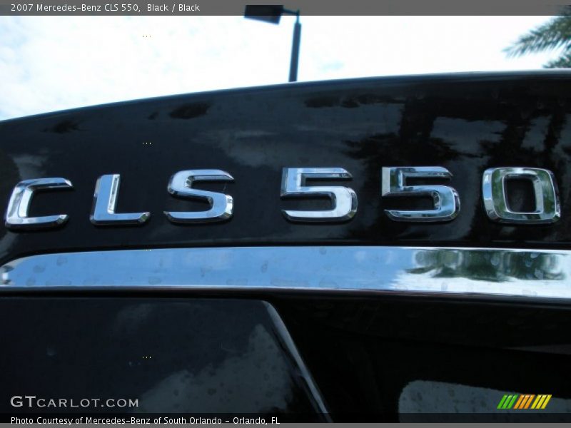 Black / Black 2007 Mercedes-Benz CLS 550