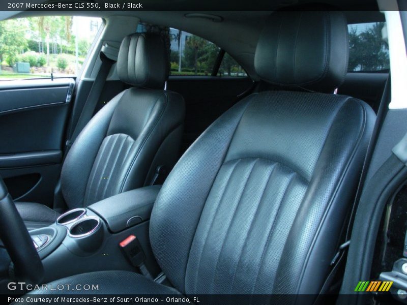 Black / Black 2007 Mercedes-Benz CLS 550