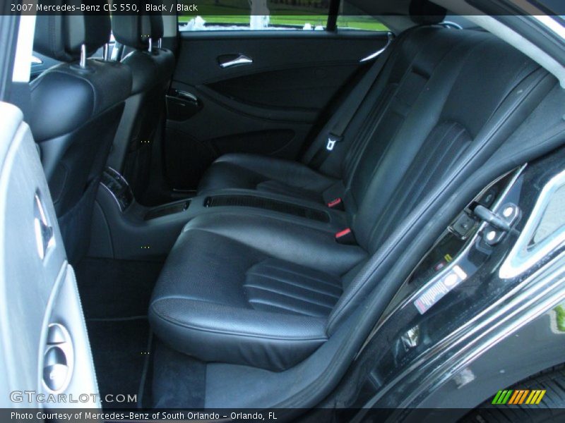 Black / Black 2007 Mercedes-Benz CLS 550