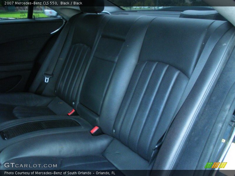 Black / Black 2007 Mercedes-Benz CLS 550
