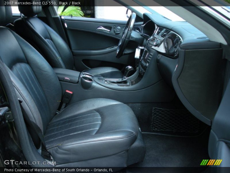 Black / Black 2007 Mercedes-Benz CLS 550