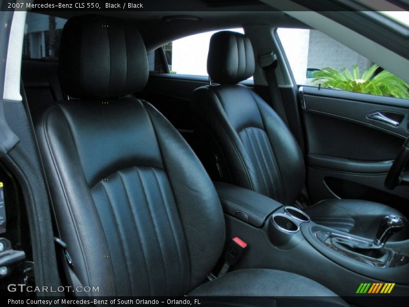 Black / Black 2007 Mercedes-Benz CLS 550