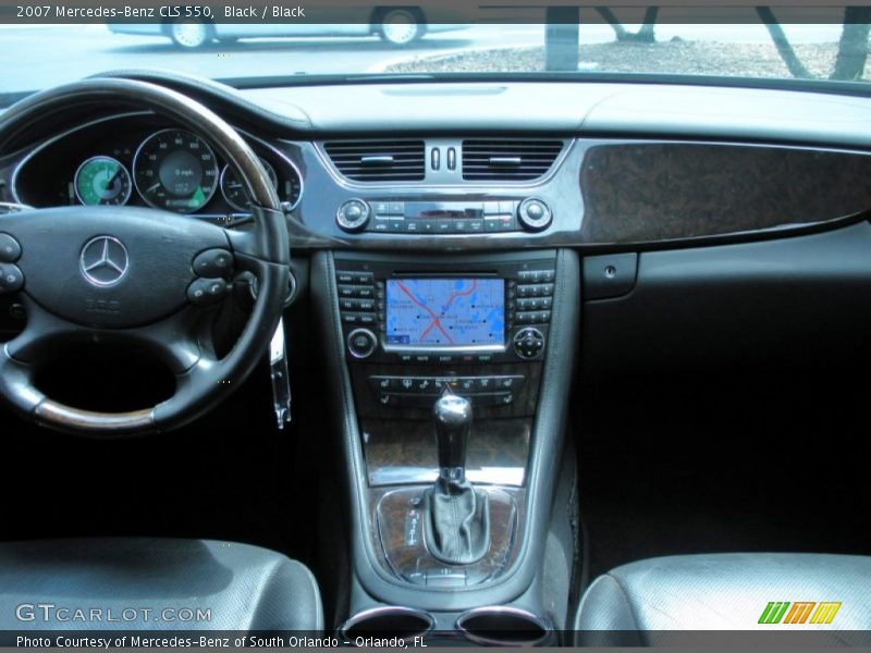 Black / Black 2007 Mercedes-Benz CLS 550