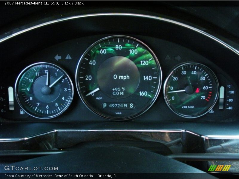 Black / Black 2007 Mercedes-Benz CLS 550