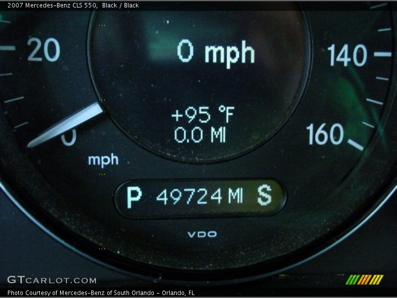 Black / Black 2007 Mercedes-Benz CLS 550