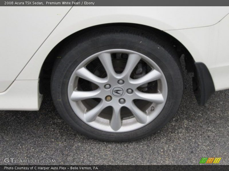 Premium White Pearl / Ebony 2008 Acura TSX Sedan