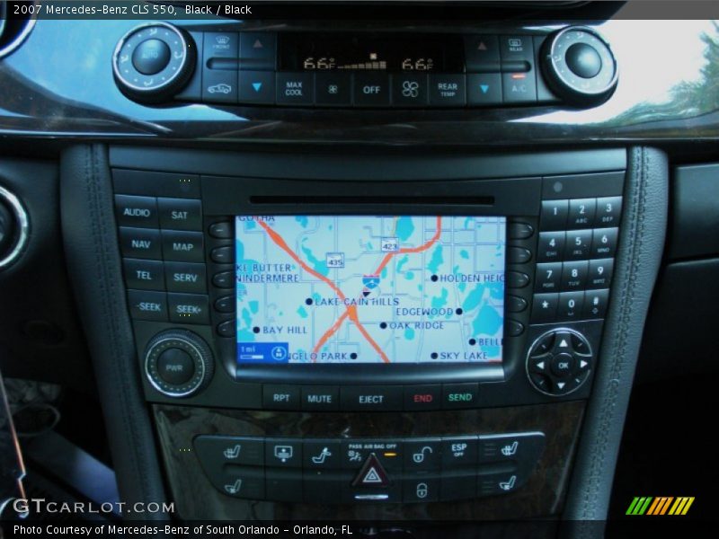 Black / Black 2007 Mercedes-Benz CLS 550