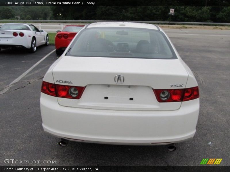 Premium White Pearl / Ebony 2008 Acura TSX Sedan