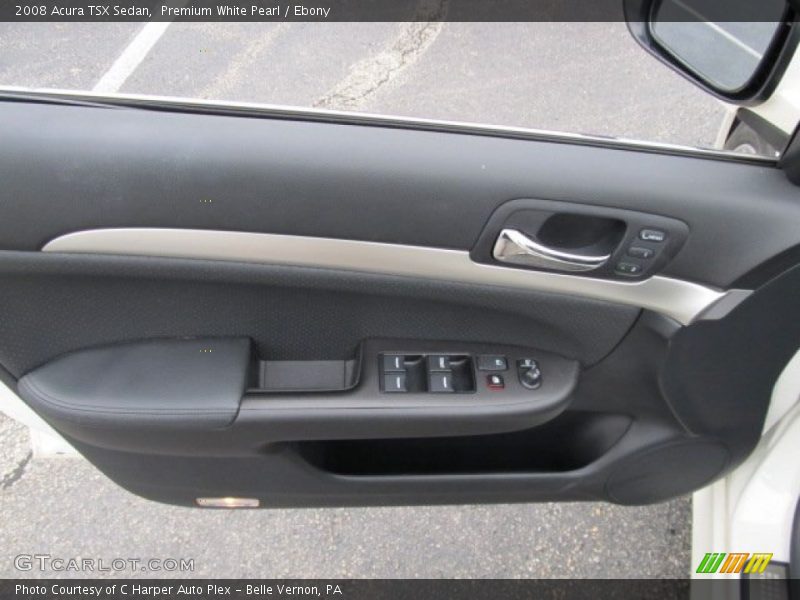 Premium White Pearl / Ebony 2008 Acura TSX Sedan