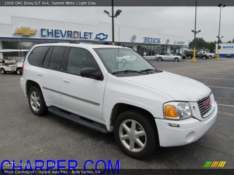 Summit White / Light Gray 2008 GMC Envoy SLT 4x4