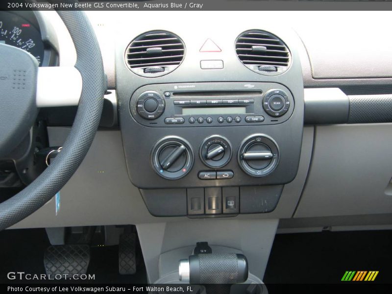 Aquarius Blue / Gray 2004 Volkswagen New Beetle GLS Convertible