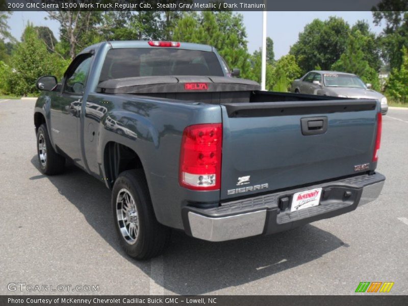 Stealth Gray Metallic / Dark Titanium 2009 GMC Sierra 1500 Work Truck Regular Cab