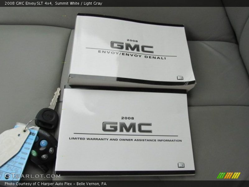 Summit White / Light Gray 2008 GMC Envoy SLT 4x4