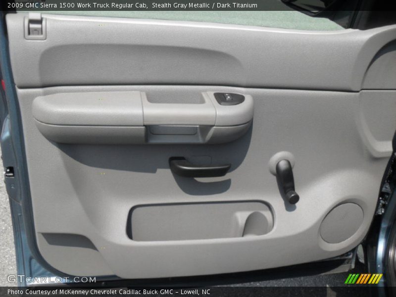 Stealth Gray Metallic / Dark Titanium 2009 GMC Sierra 1500 Work Truck Regular Cab