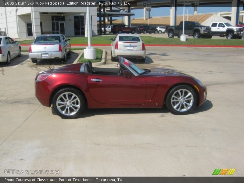 Ruby Red / Black 2009 Saturn Sky Ruby Red Special Edition Roadster