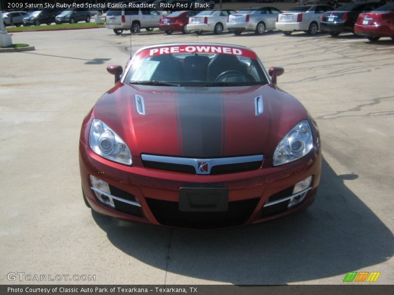 Ruby Red / Black 2009 Saturn Sky Ruby Red Special Edition Roadster
