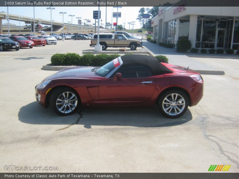 Ruby Red / Black 2009 Saturn Sky Ruby Red Special Edition Roadster