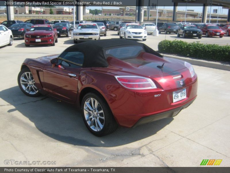 Ruby Red / Black 2009 Saturn Sky Ruby Red Special Edition Roadster