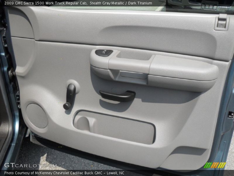 Stealth Gray Metallic / Dark Titanium 2009 GMC Sierra 1500 Work Truck Regular Cab