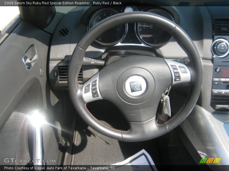 Ruby Red / Black 2009 Saturn Sky Ruby Red Special Edition Roadster