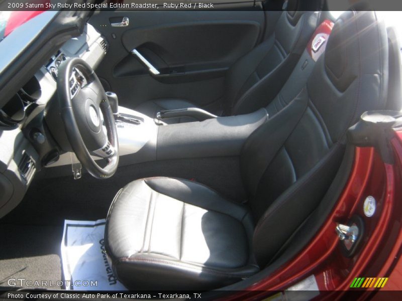 Ruby Red / Black 2009 Saturn Sky Ruby Red Special Edition Roadster