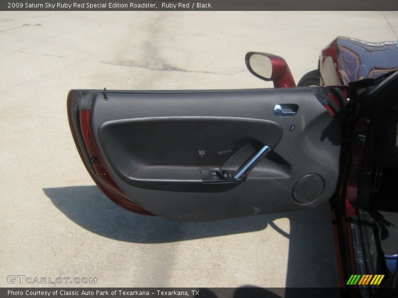 Ruby Red / Black 2009 Saturn Sky Ruby Red Special Edition Roadster
