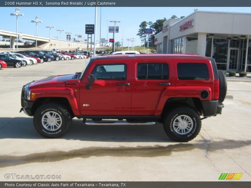 Sonoma Red Metallic / Light Cashmere 2008 Hummer H3 X