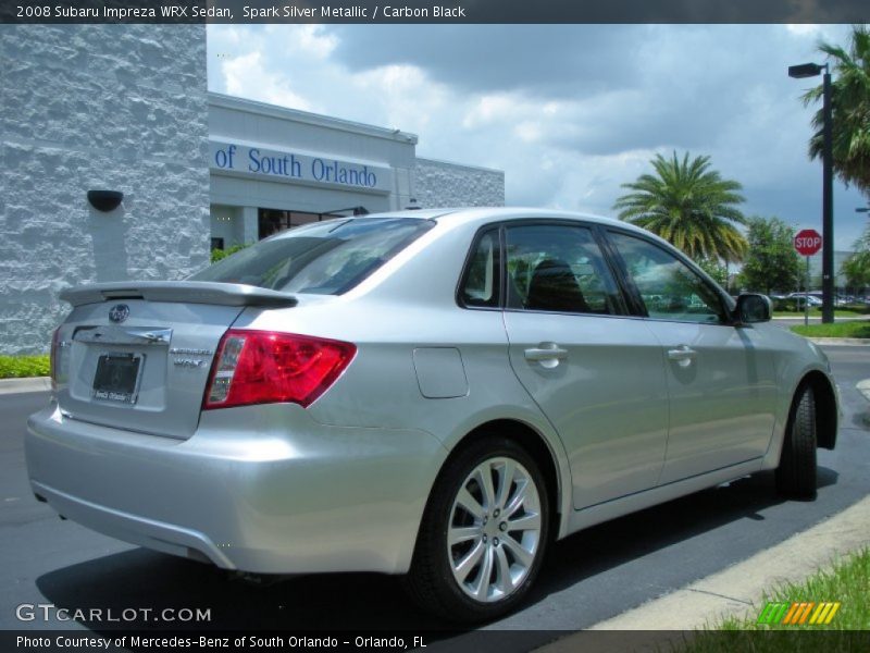 Spark Silver Metallic / Carbon Black 2008 Subaru Impreza WRX Sedan