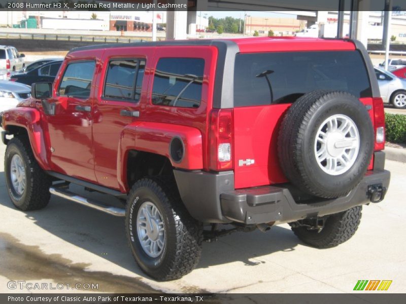 Sonoma Red Metallic / Light Cashmere 2008 Hummer H3 X