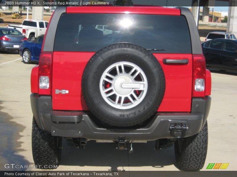 Sonoma Red Metallic / Light Cashmere 2008 Hummer H3 X