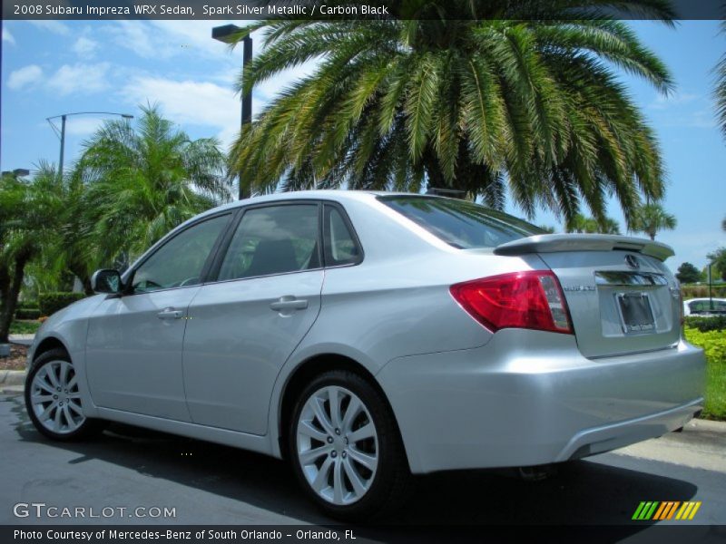 Spark Silver Metallic / Carbon Black 2008 Subaru Impreza WRX Sedan