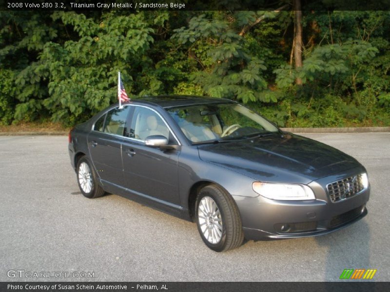 Titanium Gray Metallic / Sandstone Beige 2008 Volvo S80 3.2