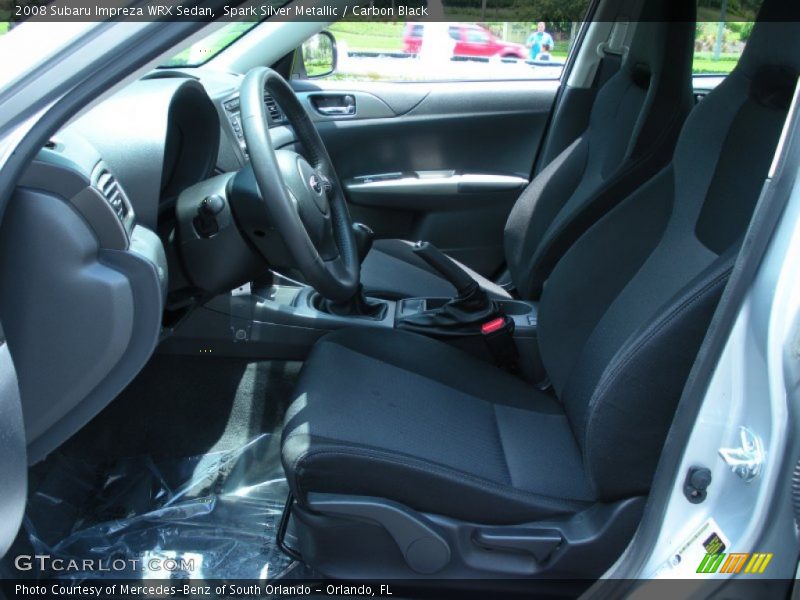 Spark Silver Metallic / Carbon Black 2008 Subaru Impreza WRX Sedan