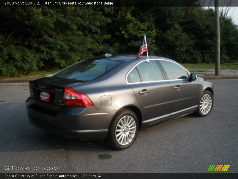 Titanium Gray Metallic / Sandstone Beige 2008 Volvo S80 3.2