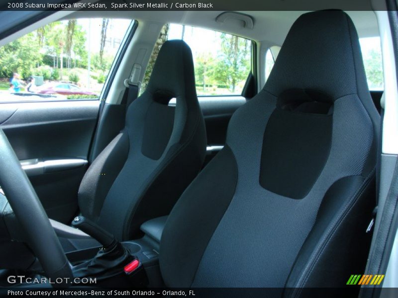Spark Silver Metallic / Carbon Black 2008 Subaru Impreza WRX Sedan
